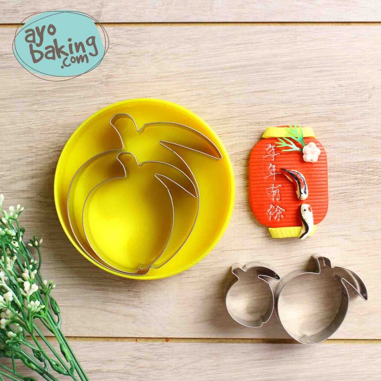 Peach Cutter Set Of 4 Pcs  - Ayobaking products