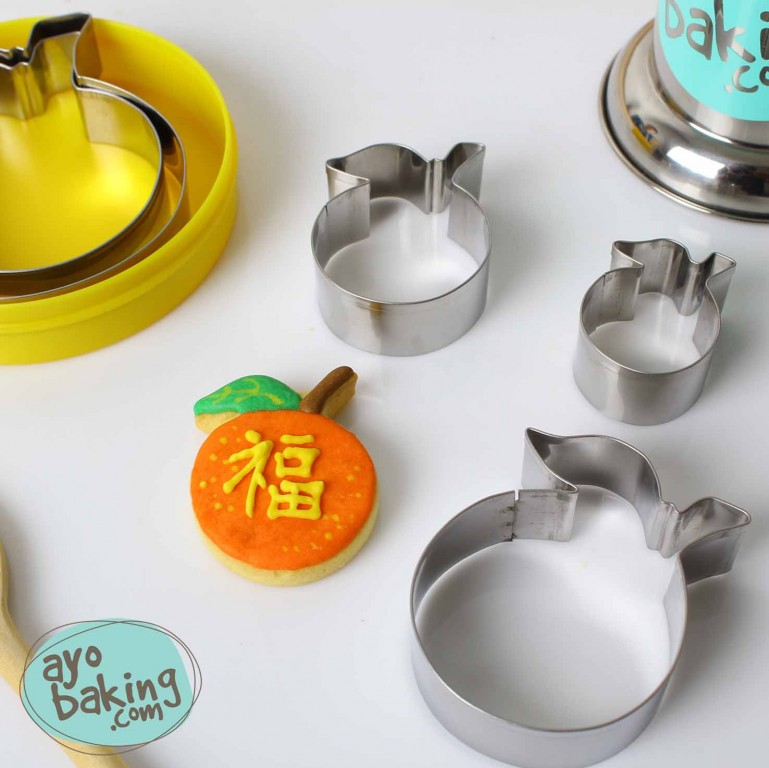 Orange Cutter Set Of 5 Pcs  - Ayobaking products